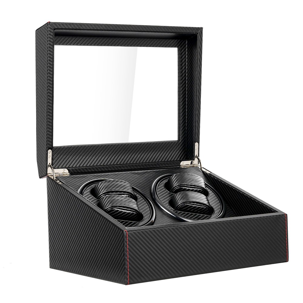 4+6 Automatic Rotation Watch Winder Watch Storage Box Auto Display Case Holder