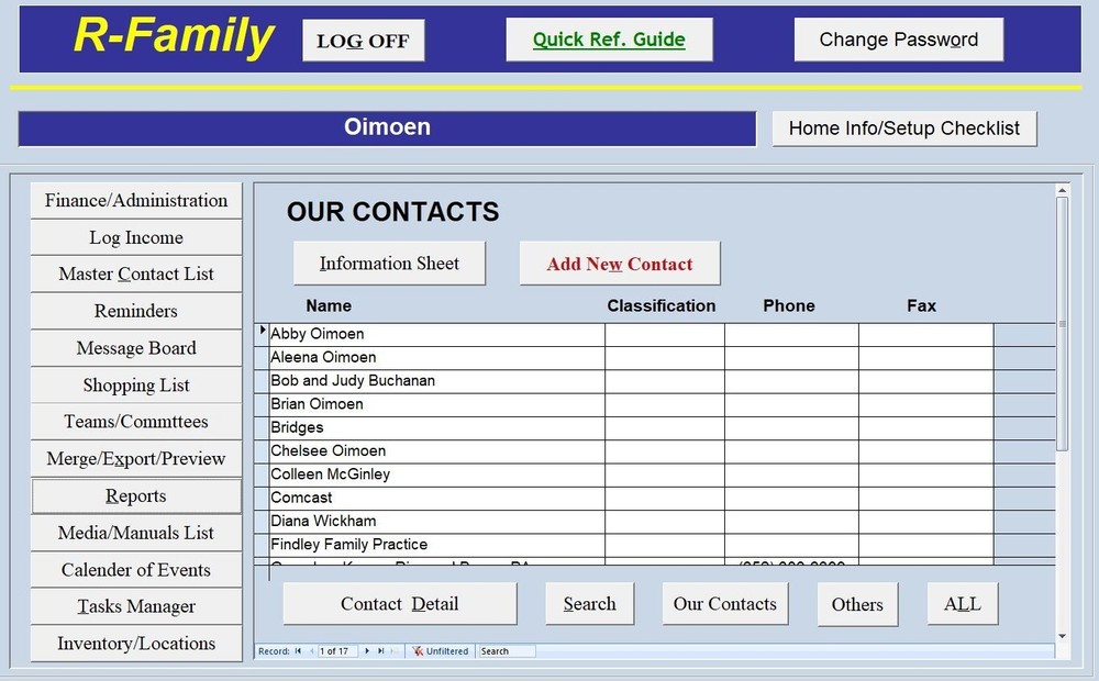 Home Management Database for Personal Finance, Inventory & more, uses MS Access