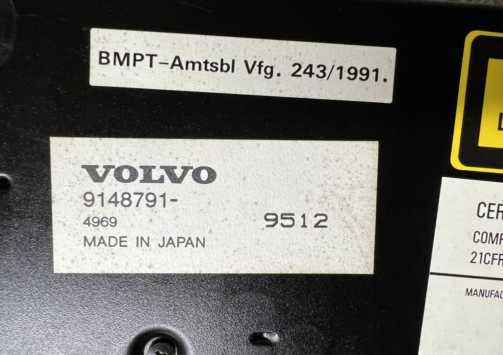 VOLVO 960 CD Changer