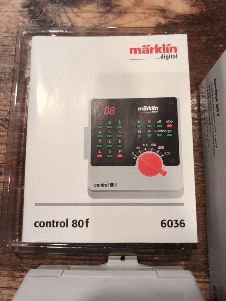 Marklin 6036 Control 80f Locomotive/Functions Controller PreOwned W/Box And Book