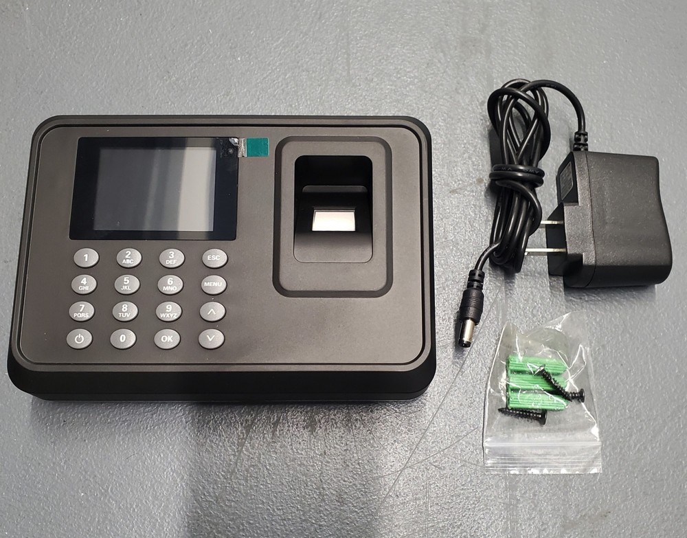 Fingerprint Time Clock Biometric Checking In Machine For Office Employees