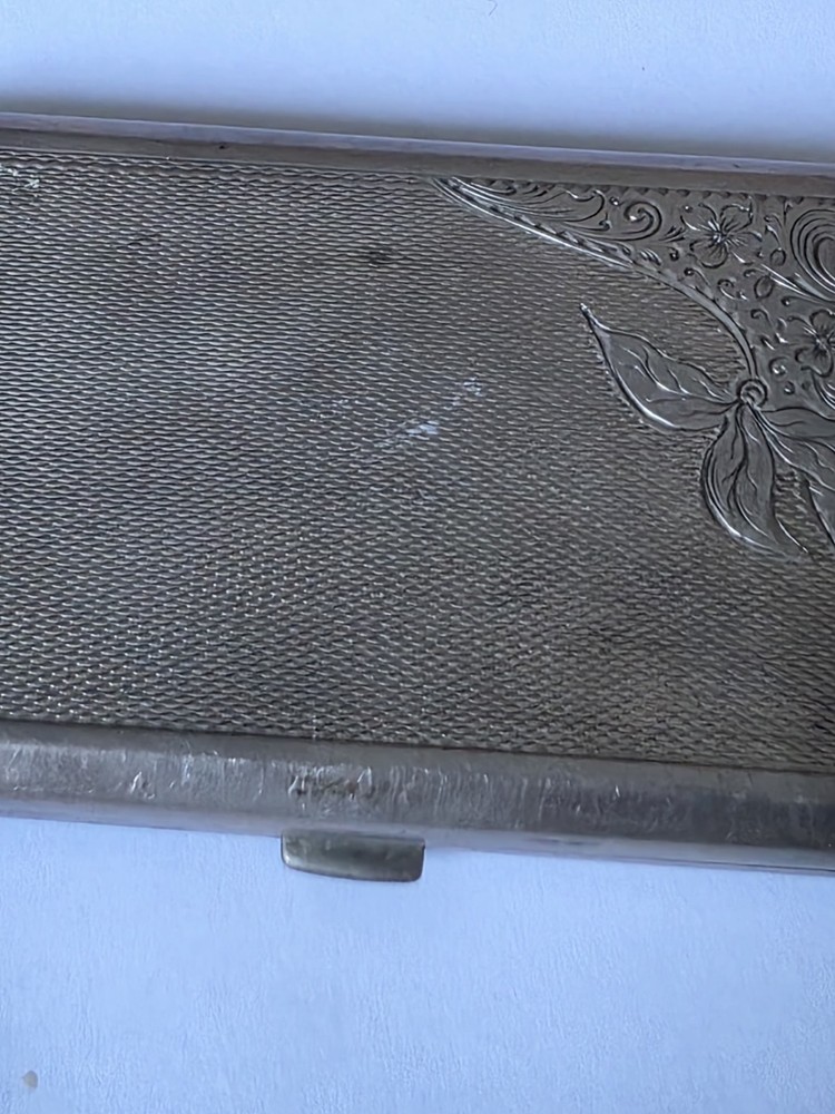 Vintage 875 SILVER CIGARET CASE 875 A8