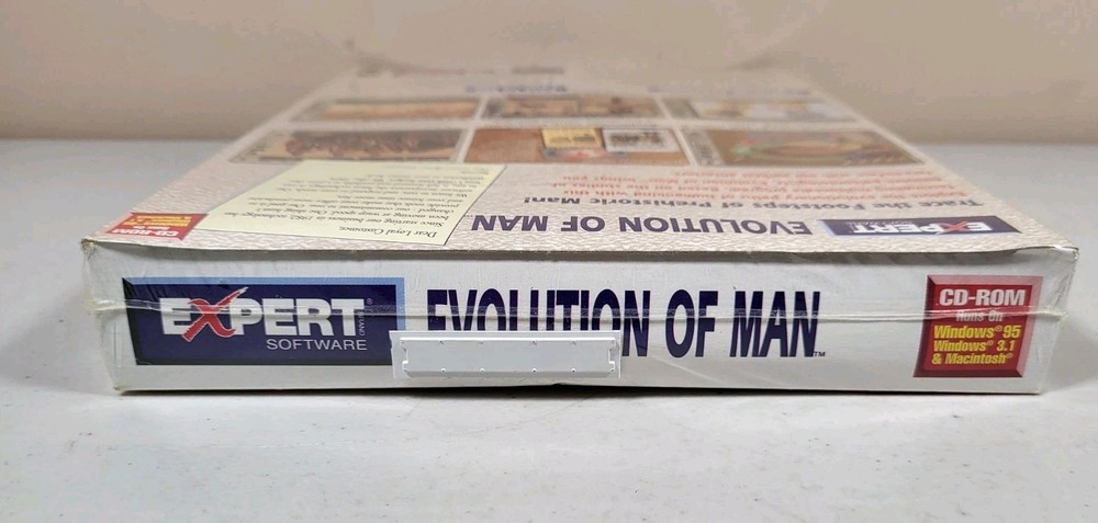 Evolution Of Man Expert Software CD-ROM Windows 95 New Sealed