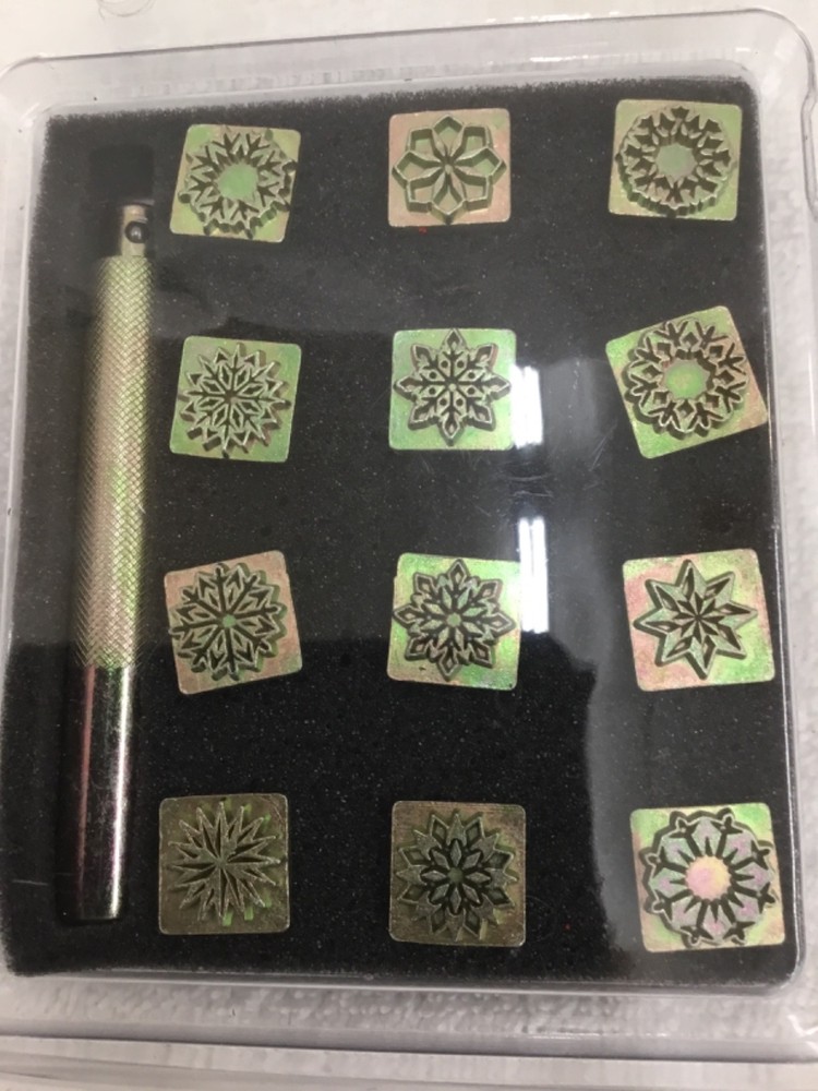 Tandy Leather Geometric Stamp Set