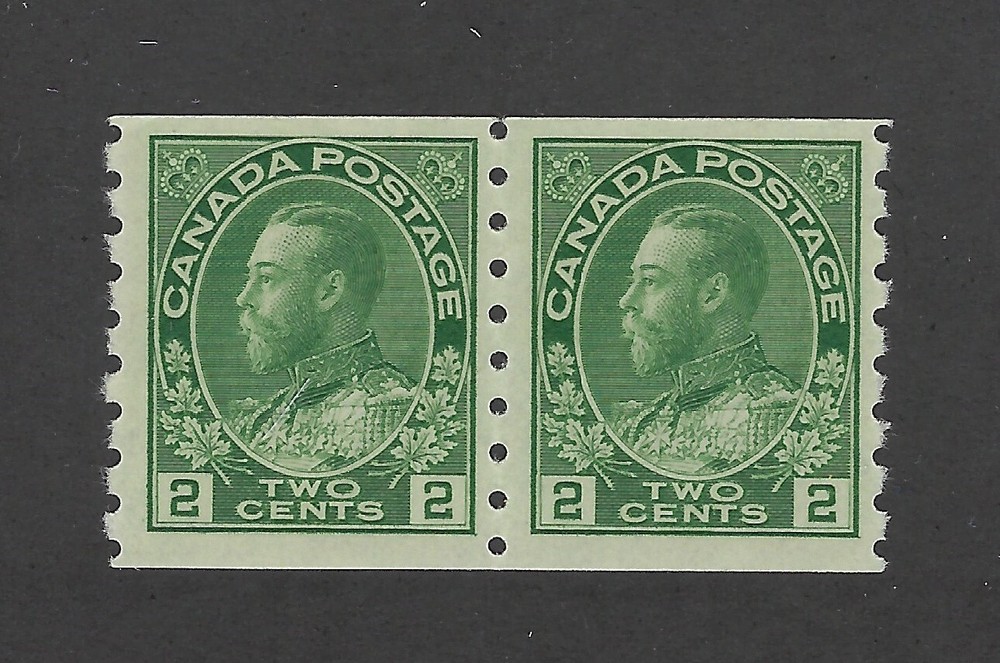 Canada Scott 128 Mint Never Hinged Pair F/VF