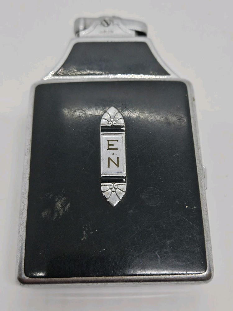 Vintage RONSON Mastercase Art Deco Combination Cigarette Case with Lighter