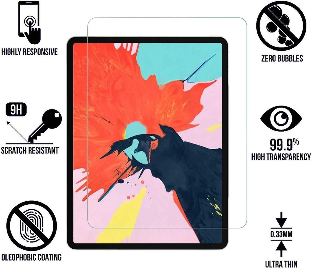 Samsung Galaxy Tab A11+ 11.0" Tempered Glass Screen Protector - 2 Pack