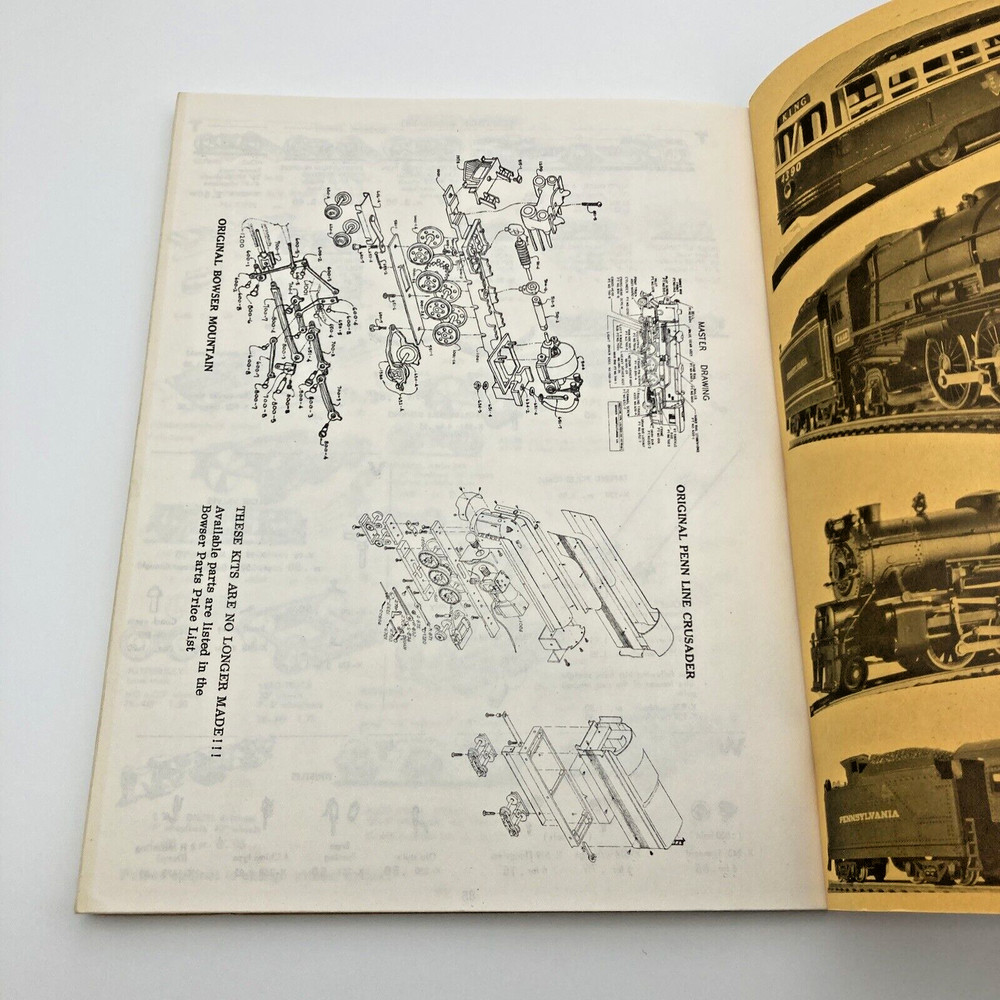 Bowser General Catalog Model Train Railroad Reference Manual Pricelist Jan 1974