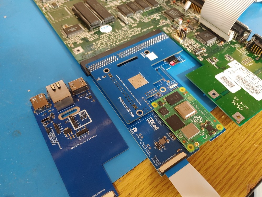 PiStorm CM4 Adapter Board, IO Board and cable