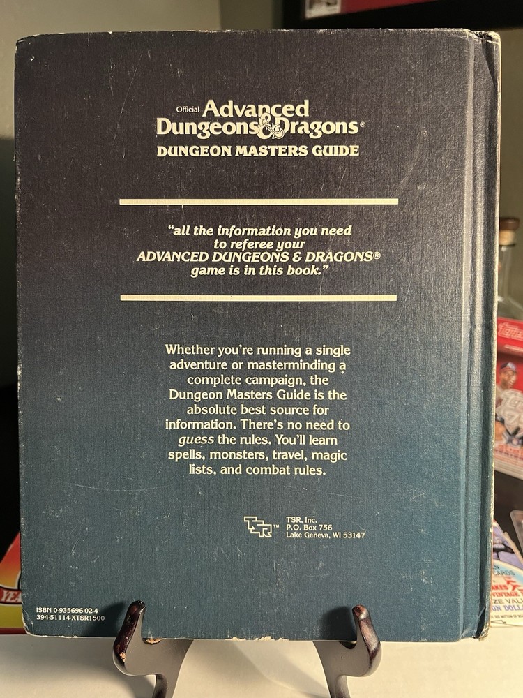 Advanced Dungeons & Dragons Player's Handbook & Dungeon Master's Guide Gary…