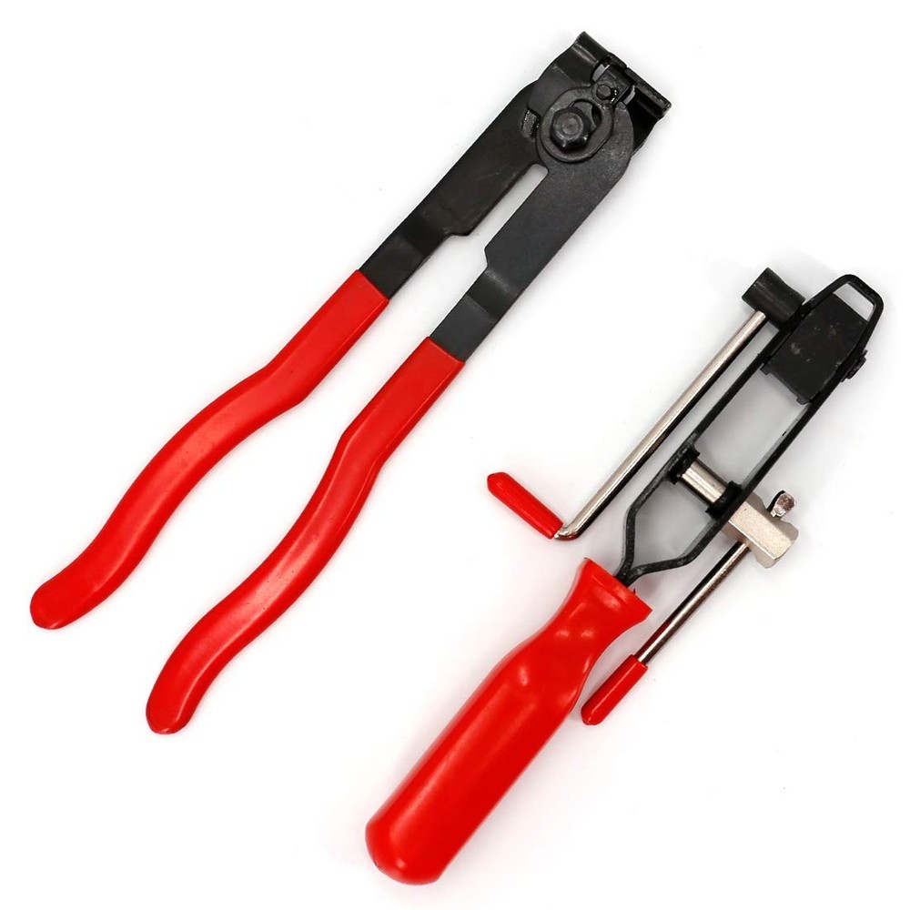 UTSAUTO CV Boot Clamp Pliers Joint Ear Banding Tool Set TYPE3, Red
