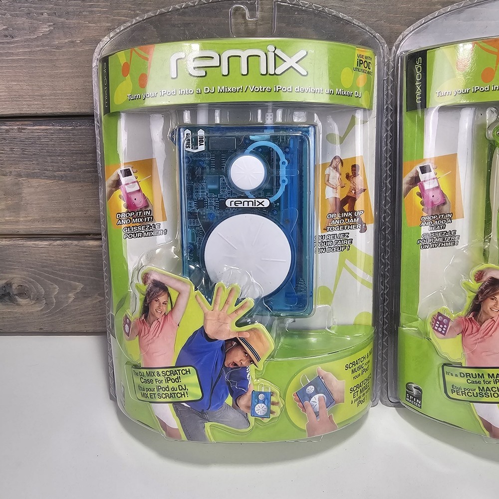 Spin Master Ipod Remix & Beatz Bundle Turn Ipod Into Drum Machine & Mix Sratch