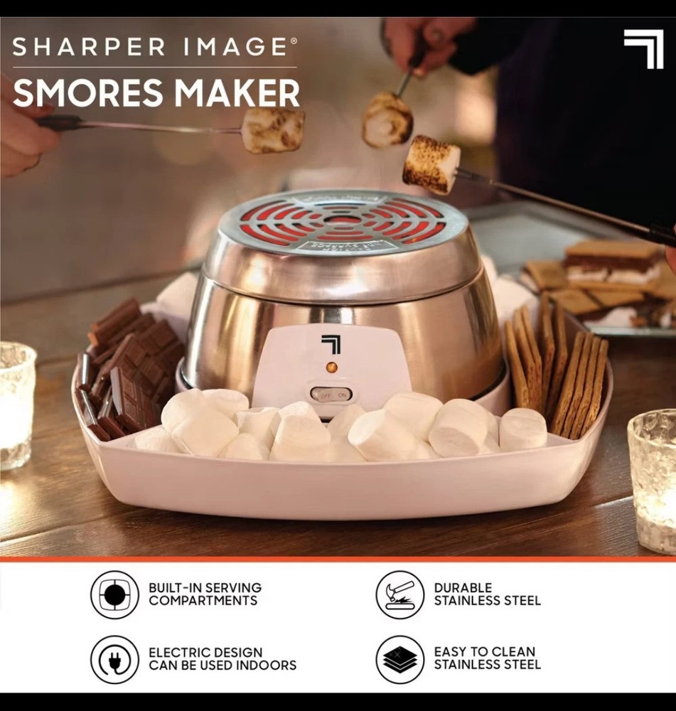 Sharper Image 5pc S'mores Maker White