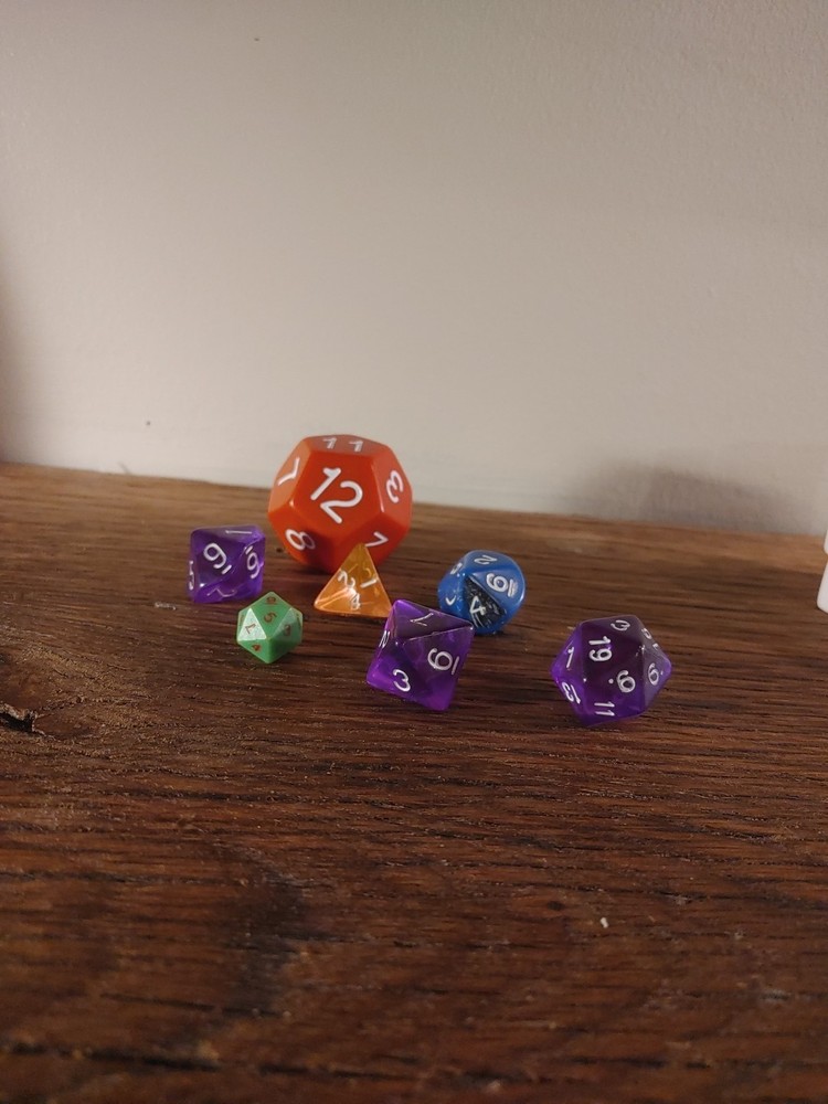 Vintage dungeons and dragons Polyhedral Dice