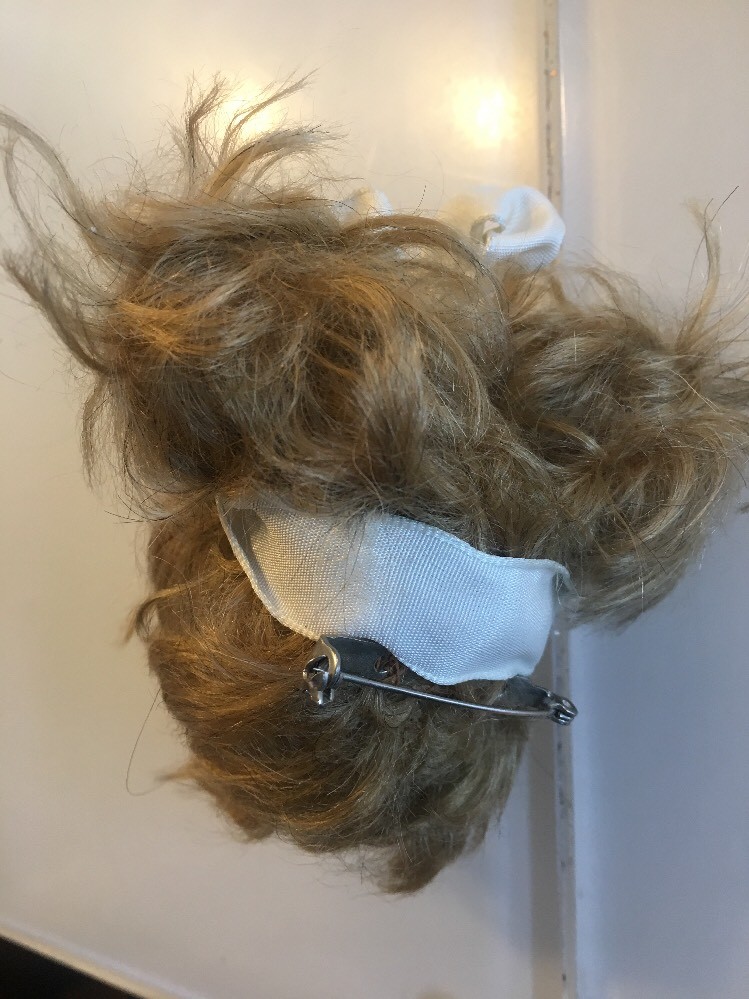 Plush Bear Head Pin Boyds?