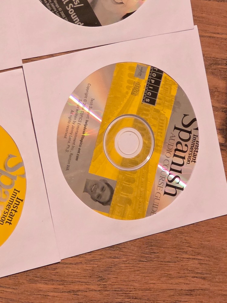 Spanish Language Instruction Software - 10 CD Set Topics Instant Immersion Audio