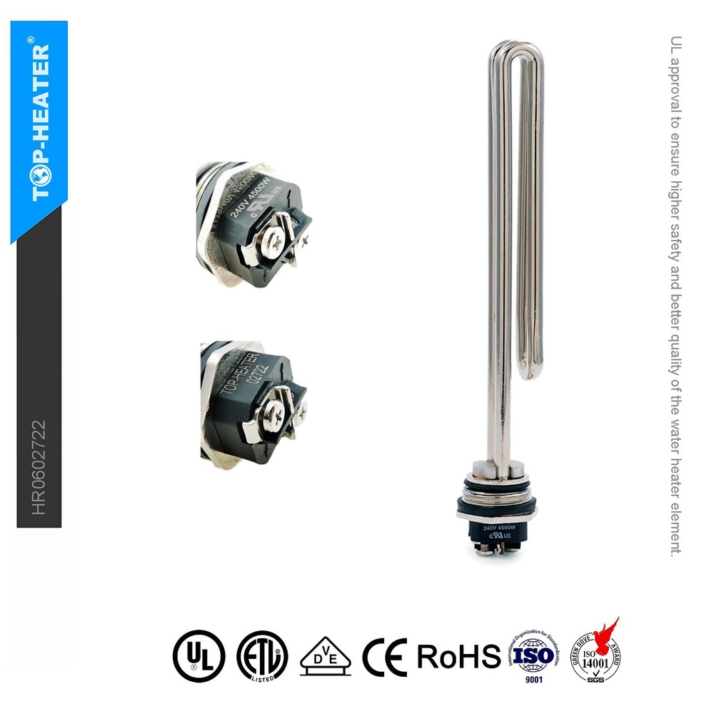 Water Heater Element Replacement 4500W 240V,Screw-in Foldback stainless steel