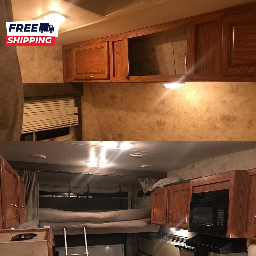 6-Pack 1076 LED Bulb for RV 1142 1004 BA15D Warm White Bulb Replacement