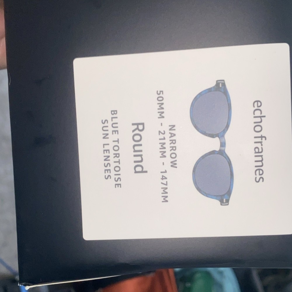 Amazon Echo Frames Round Smart Glasses Bluetooth USB ZE2P4V