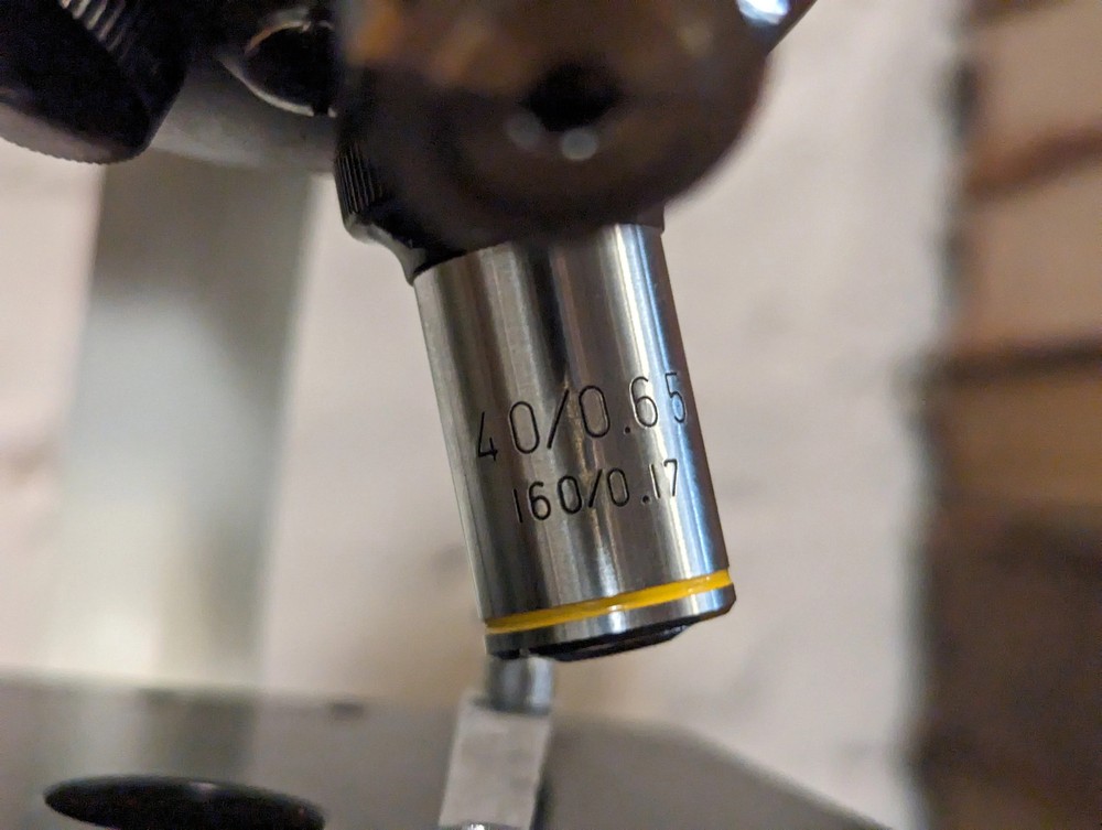 Vintage Paralux 640 Service Microscope