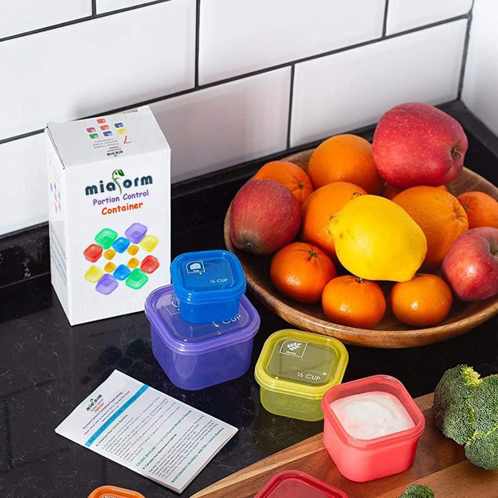 Portion Control Container and Food Plan - 21 Day Portion Control Container Kit f