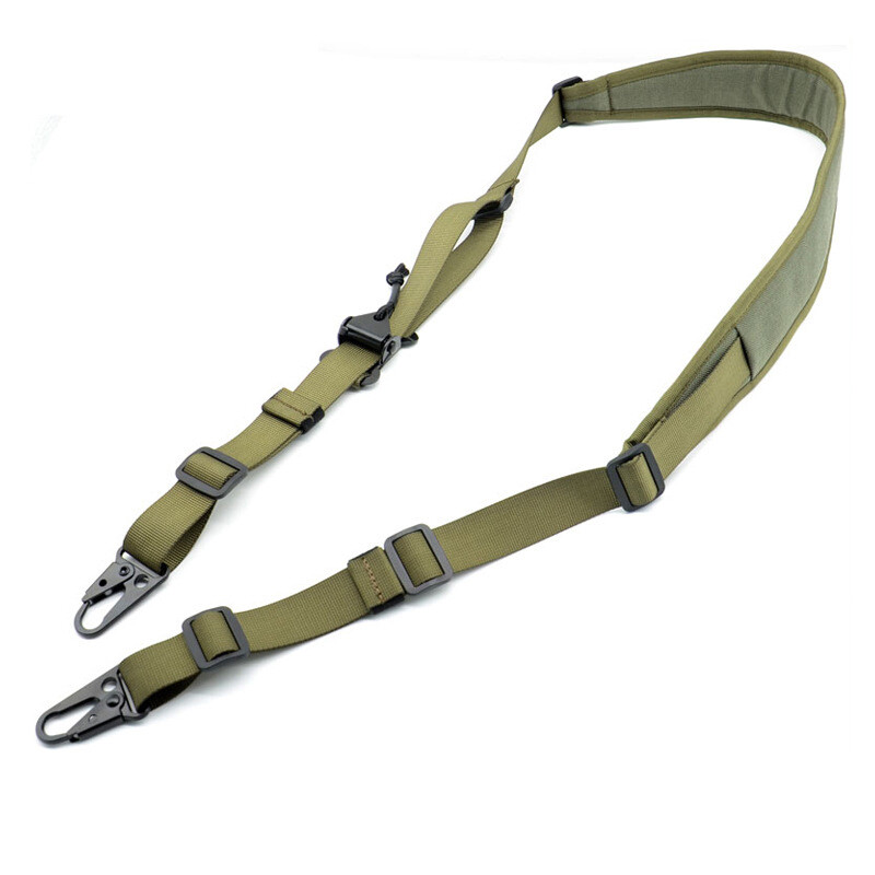 Tactical Hunitng 2 Point Sling Belt Quick Adjust Shoulder Strap with Hook