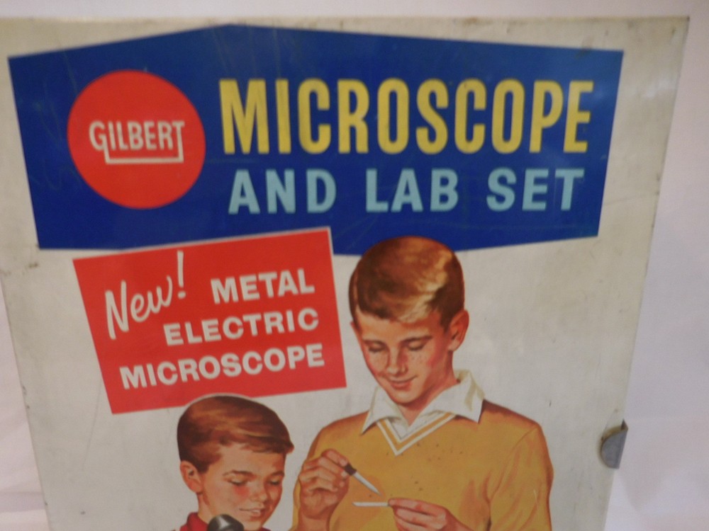 GILBERT Microscope and Lab set 1961 Vintage