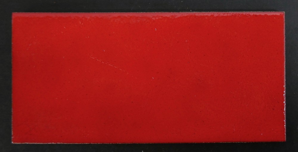 Vintage Subway Tile-Glossy Red