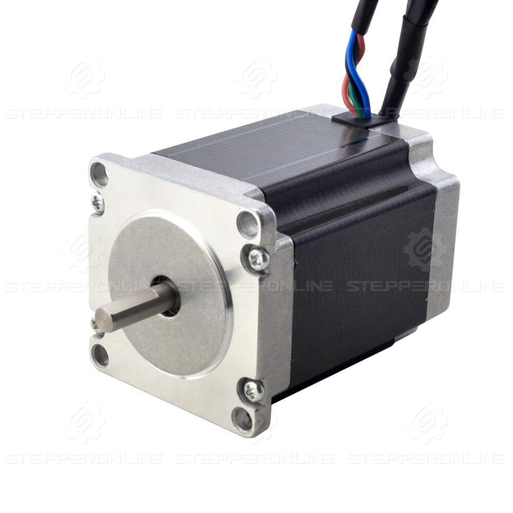 STEPPERONLINE Nema 23 Closed Loop Stepper Motor 262oz.in with Encoder φ6.35mm