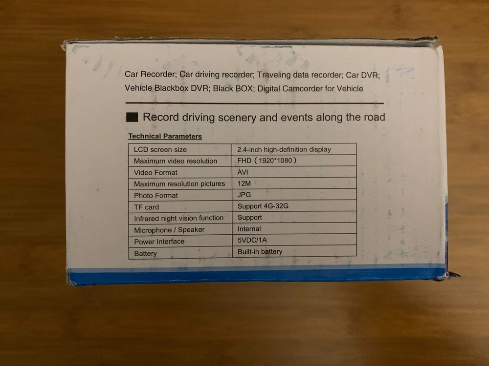 Unbranded HD Vehicle Blackbox DVR