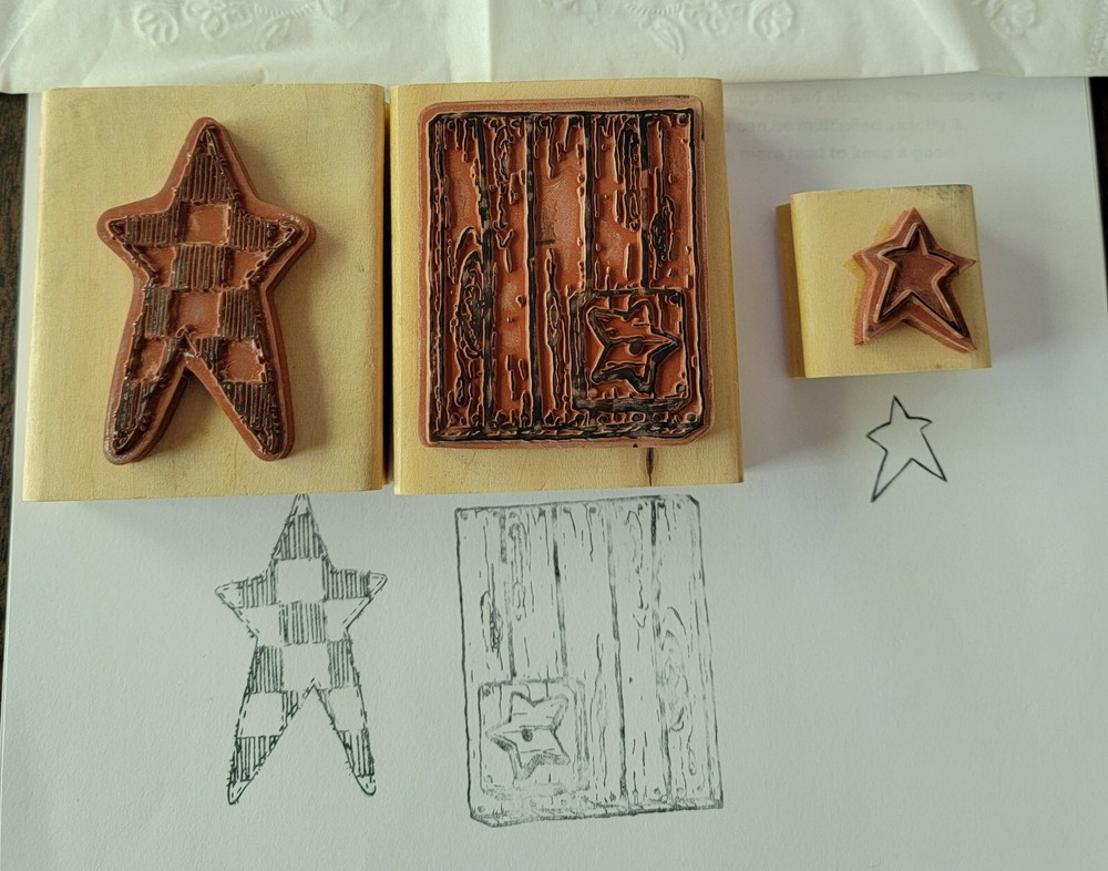 Stars Rubber Stamp by Anita's