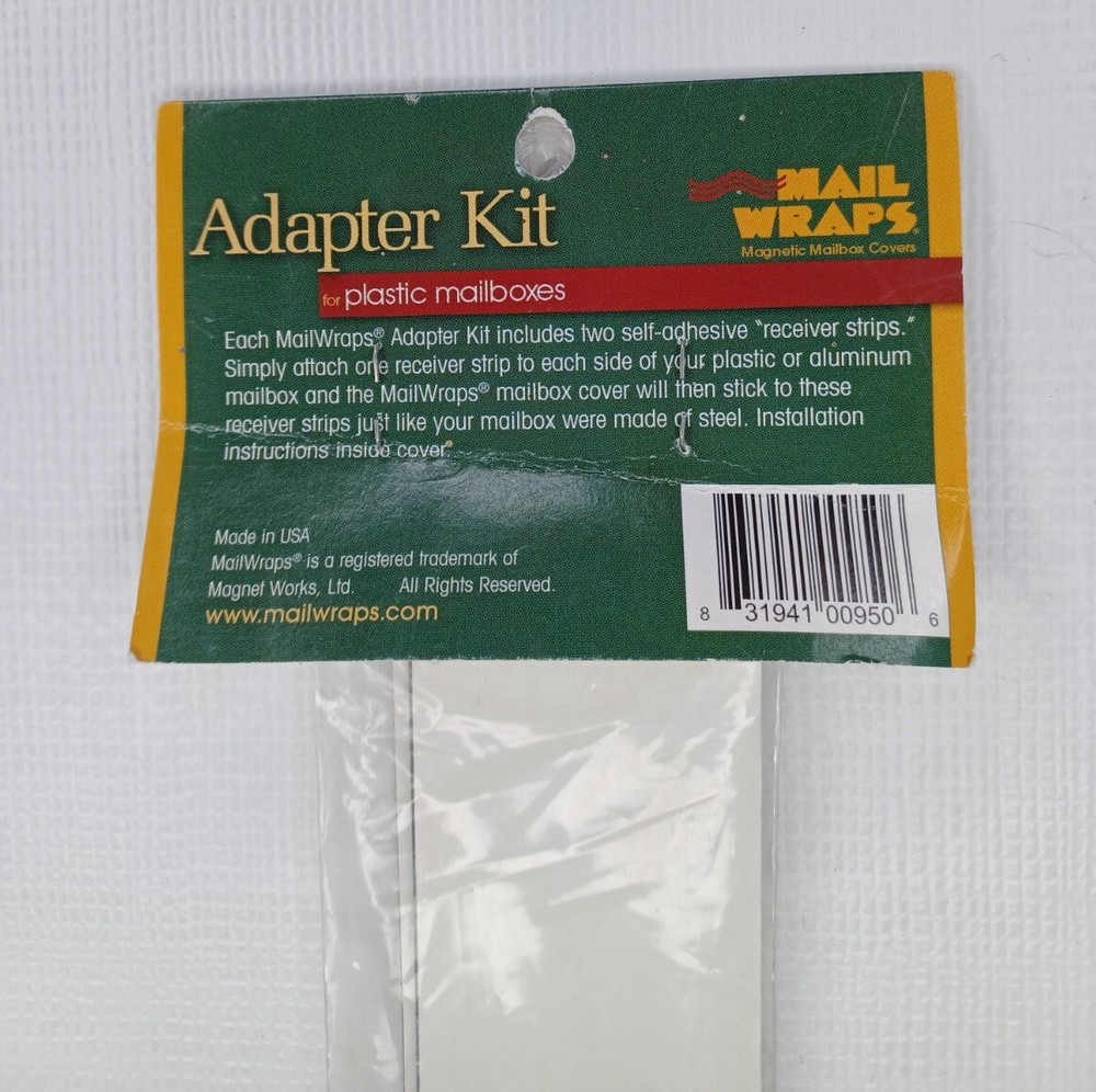 Mail Wraps Adapter Kit for Plastic Mailboxes Magnetic Mailbox Covers