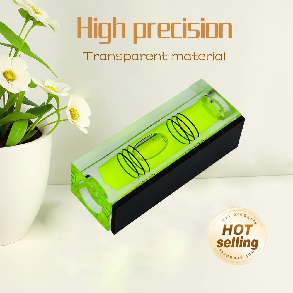 Mini Level Bubble Small Horizontal Bubble Three Line Horizontal Pearl Level M...