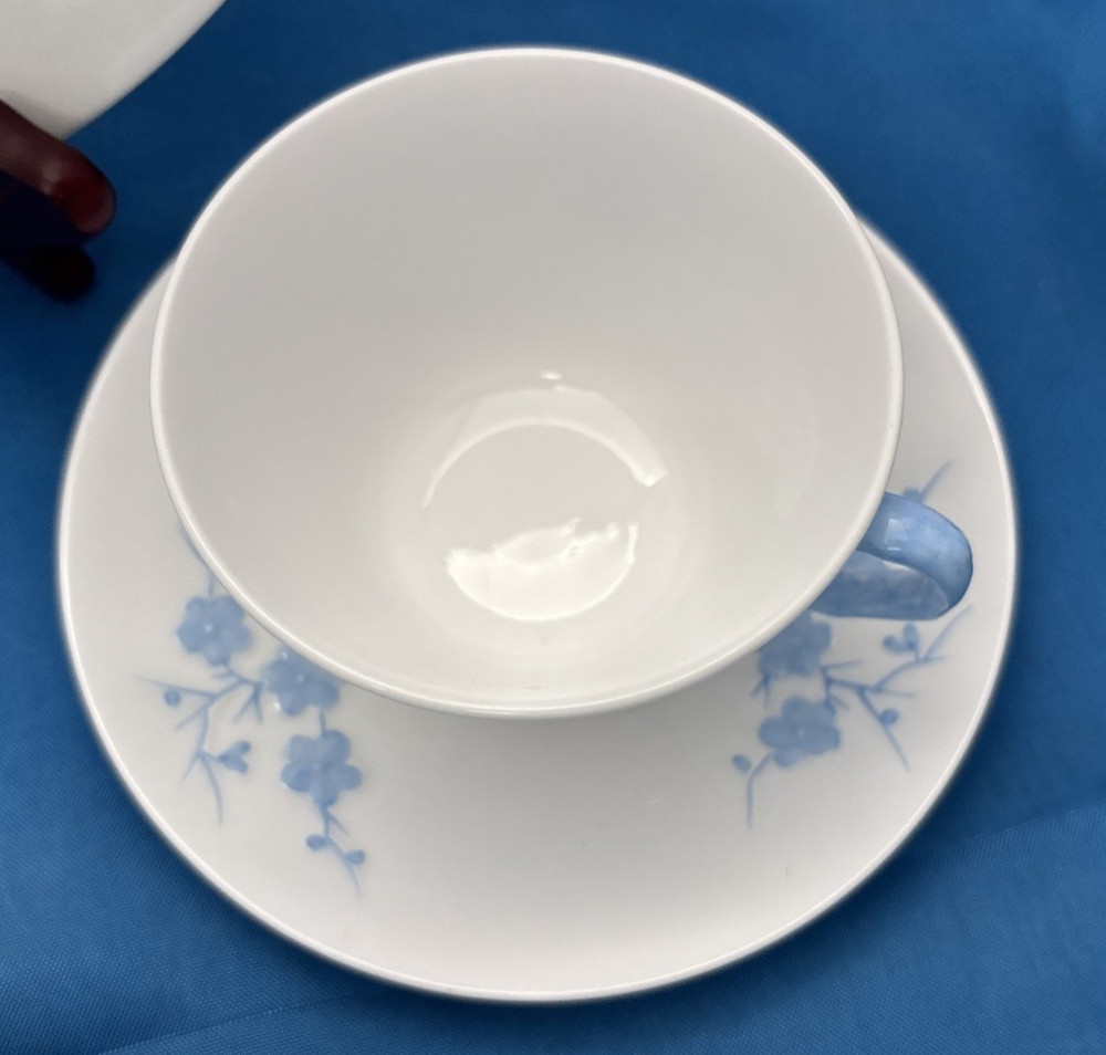 Vintage Spode Blanche De Chine Geisha 5 Pc. Place Setting China Dinner Set