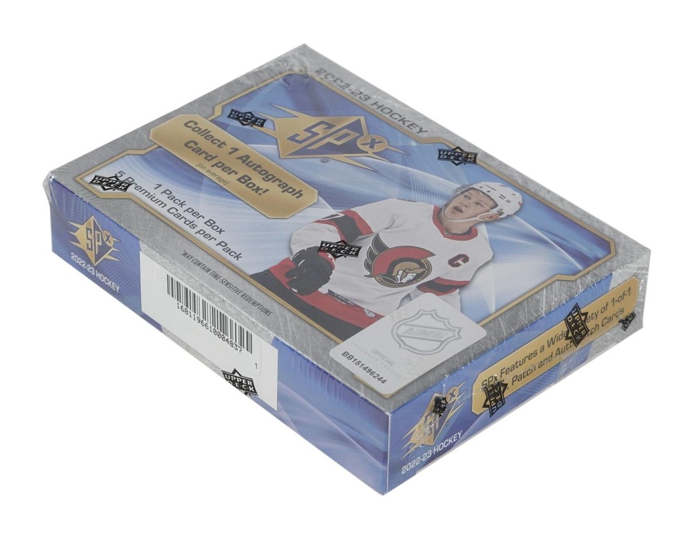 2022/23 UPPER DECK SPX HOCKEY HOBBY BOX