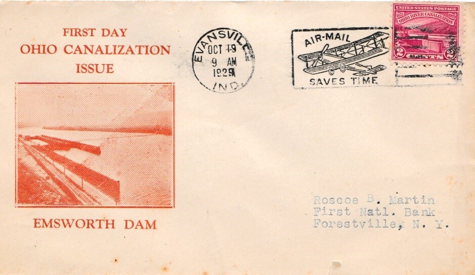United States Scott 681 Typewritten Address.