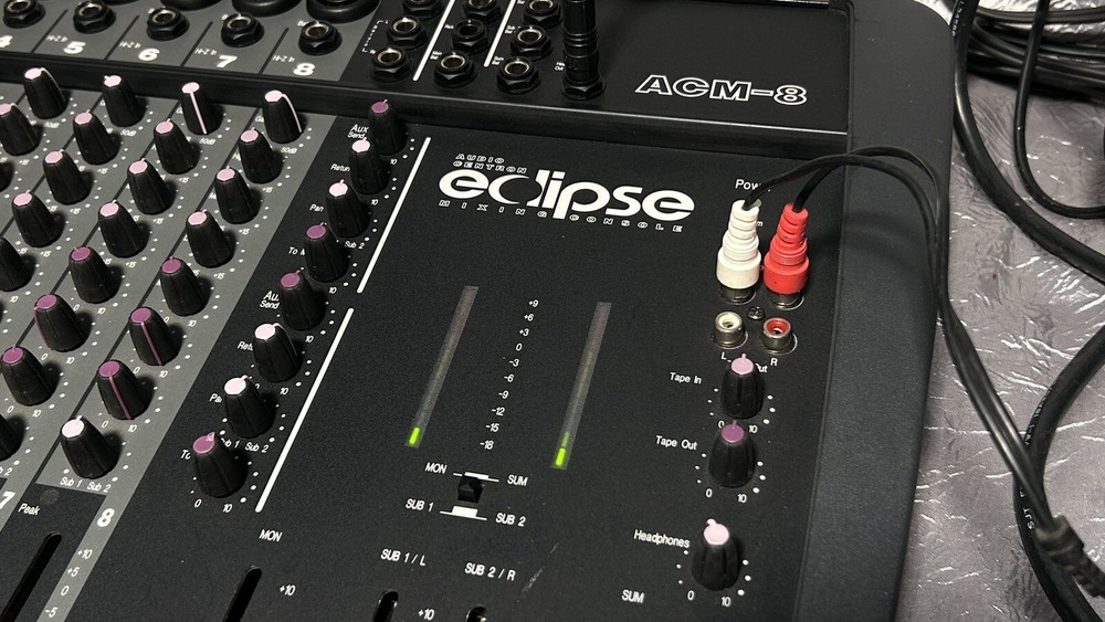 Audio Centron Eclipse Mixing Board ACM-8 Works GREAT