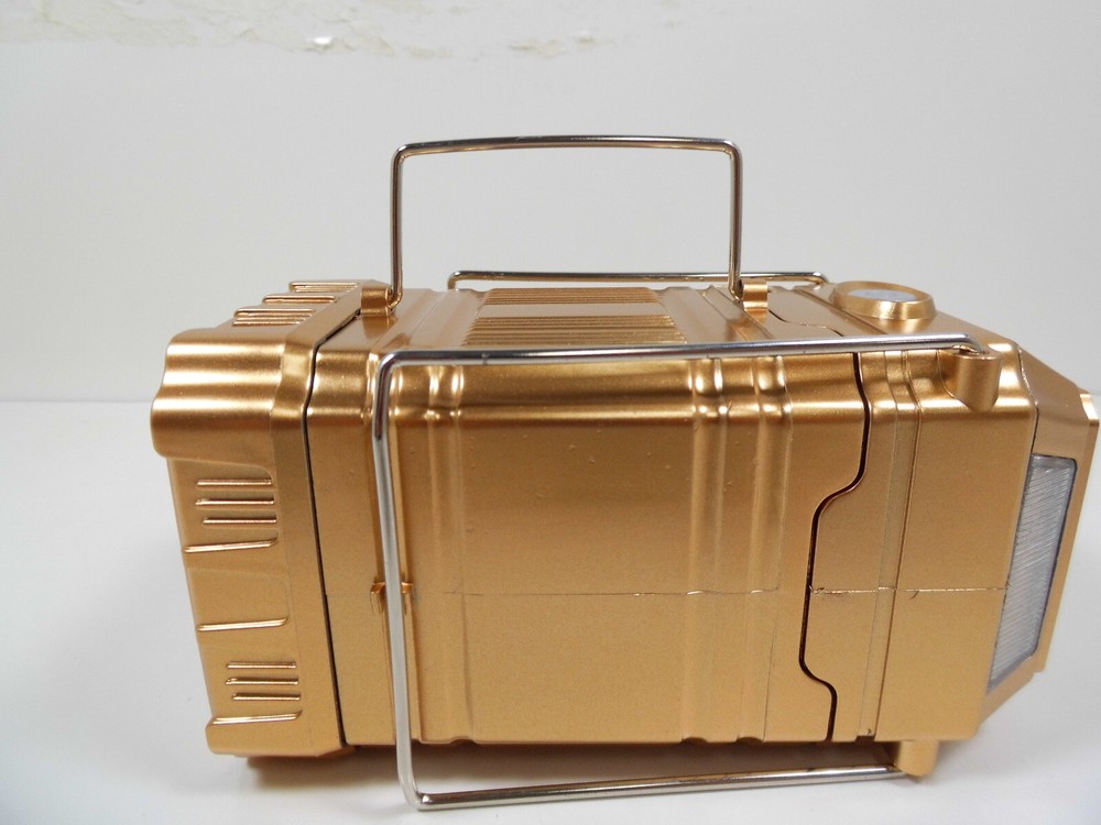 Solar Powered Lantern Lights USB AC Battery Color Led Hiking Flashlight Camping