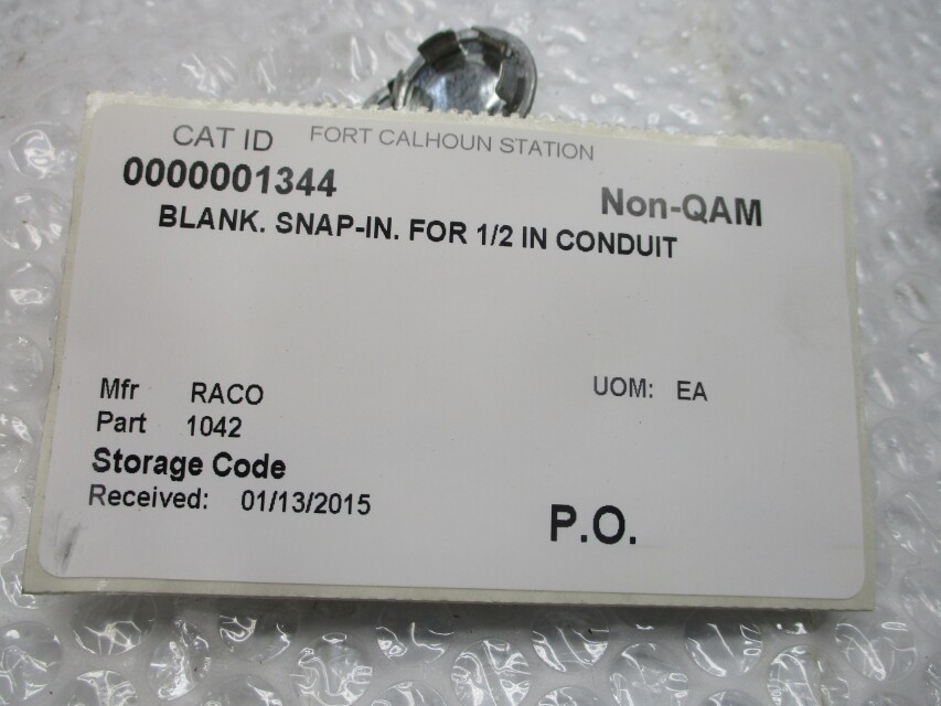 RACO 1042 KNOCKOUT SEAL NSNP