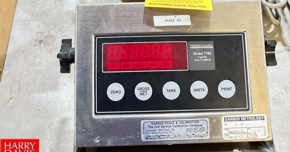 PENNSYLVANIA 7700 S/S DIGITAL SCALE HEAD