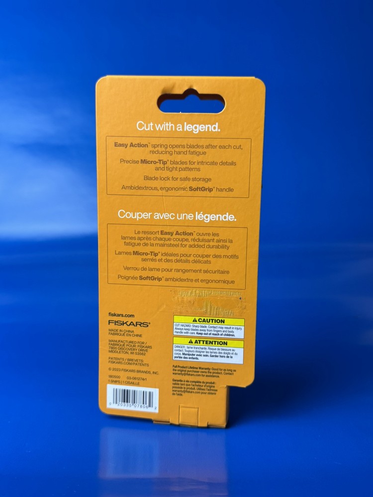 Fiskars Fabric Snips - 5” Scissors - NEW