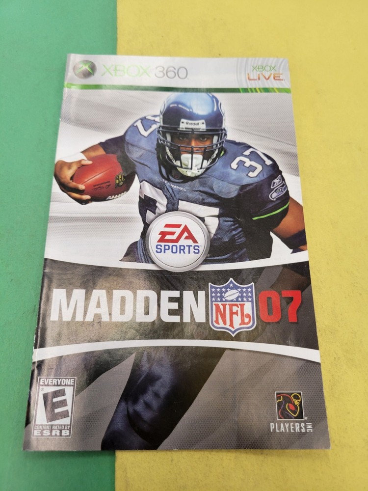 Xbox 360 Manual  "Madden 07"