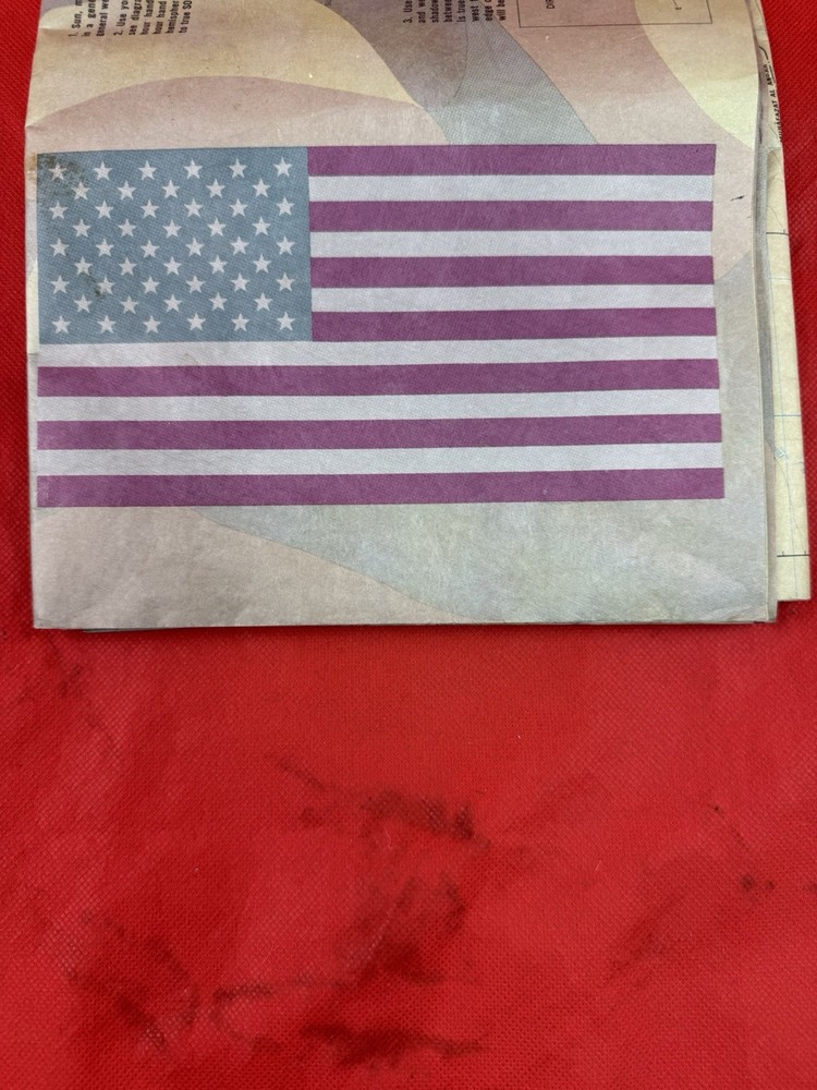 Original US Escape And Evasion Map Desert Storm Era