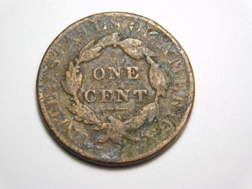 OLD US COINS 1831 CORONET HEAD LARGE CENT