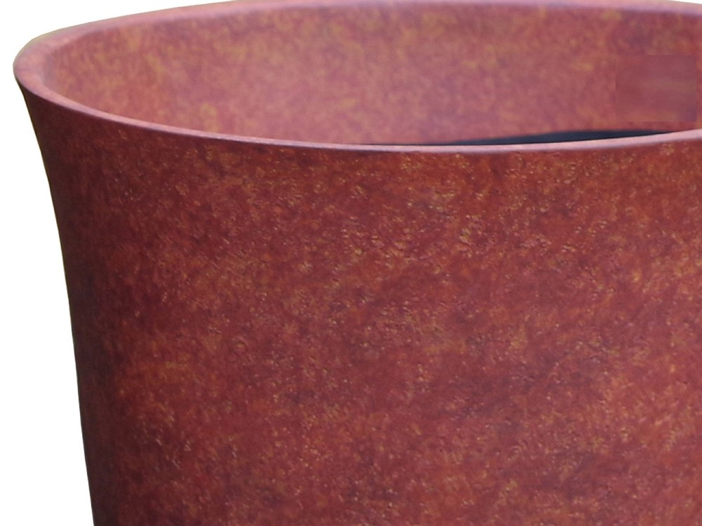 12-inch Rust Finish Cash Planter
