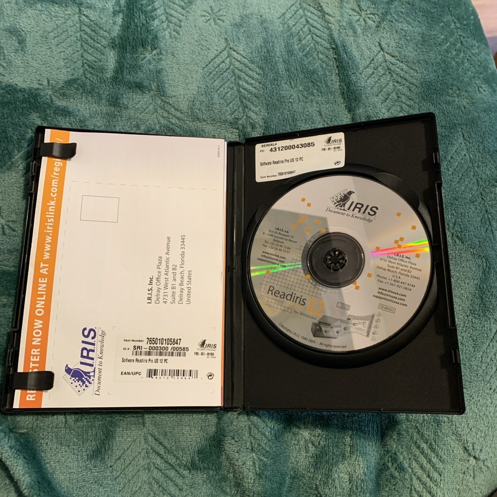 IRIS READIRIS PRO 12 SOFTWARE PRO