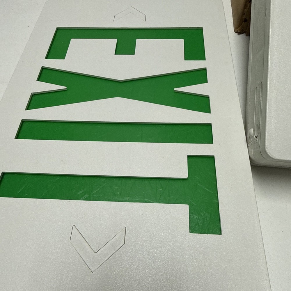 Thomas & Betts Emergi-lite Exit Light ECL-4G Green/white LED 120v