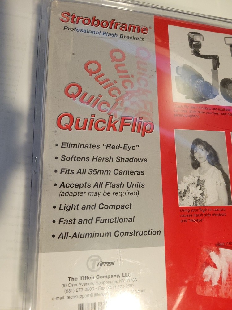 Stroboframe Quick Flip 350 Flash Bracket, complete with Sturdy Flash Mount