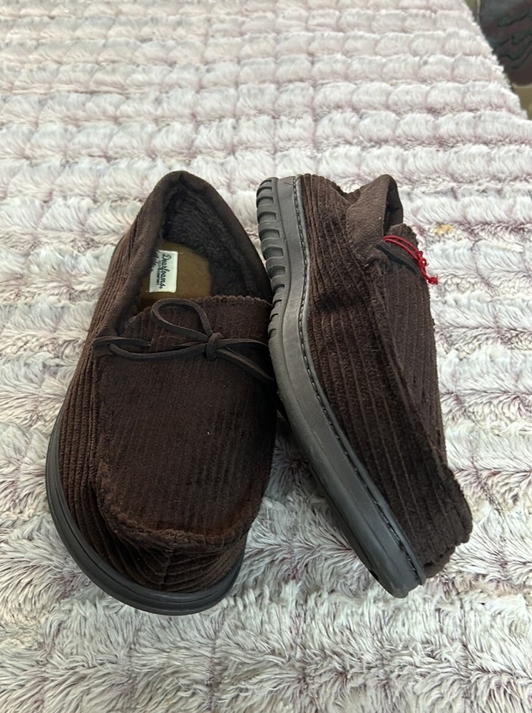 DearFoam Cozy Comfort Men slippers size Large. New