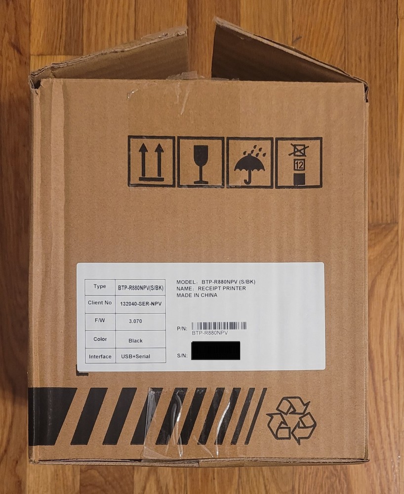 SNBC BTP-R880NPV Printer NEW OPEN BOX